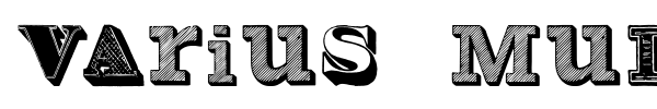 Varius Multiplex font preview